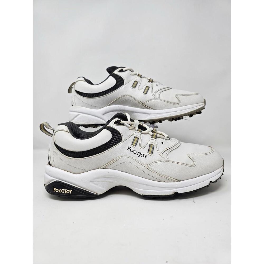 Footjoy Greenjoys‎ Men's Size 12M White Athletic Outdoor Golf Cleats Shoes 45335